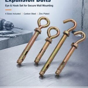 Galvanized hook expansion anchor bolt for bulk construction