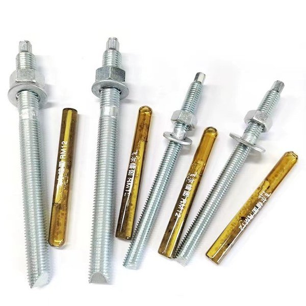 Chemical anchor bolts glass capsule M8-M24 supplier