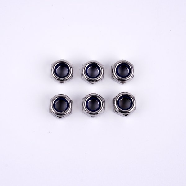 304 Stainless Steel Nylon Insert Lock Nuts (DIN 985) - view 1